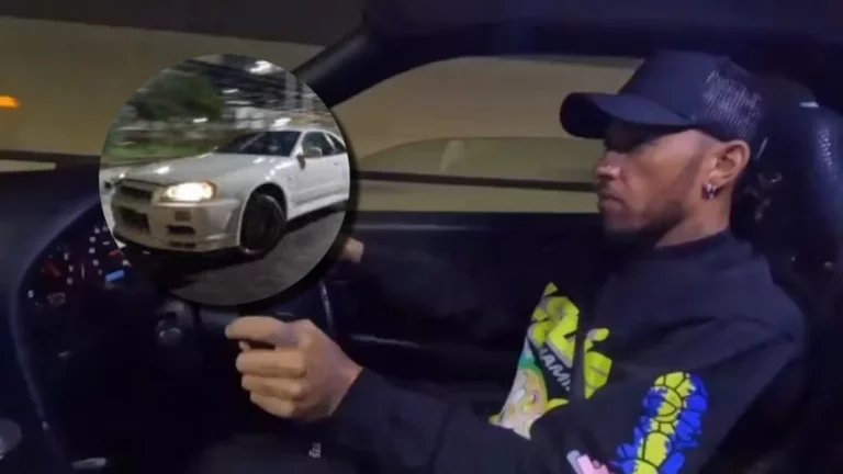 El sensacional deportivo con el que Hamilton llegó al Gran Premio de Japón a lo Tokio Drift
