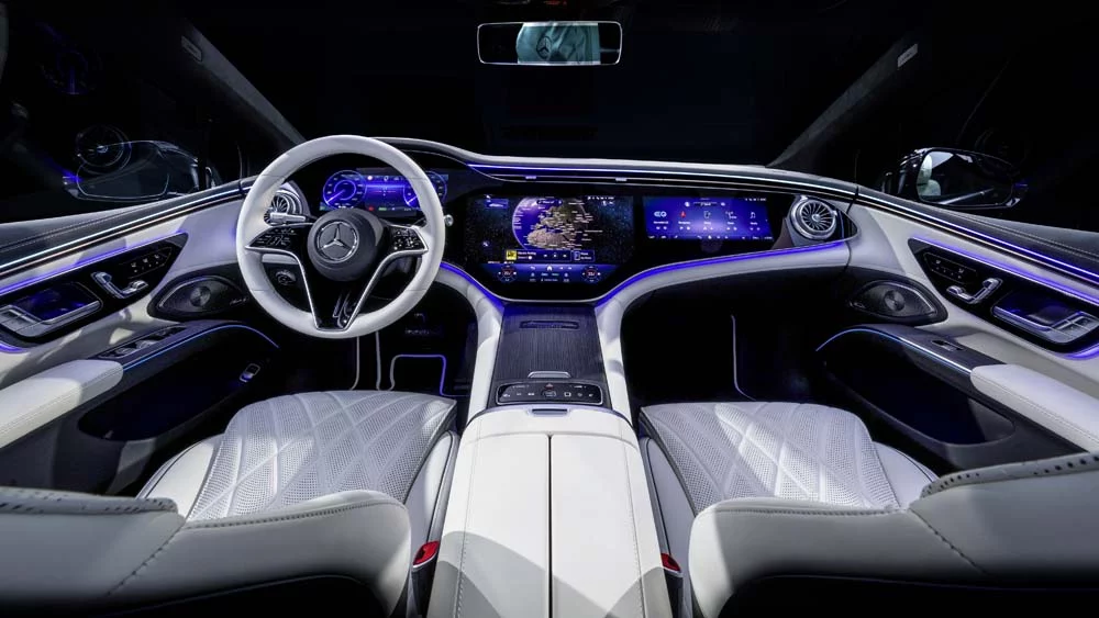 La alianza entre LG y Mercedes-Benz para revolucionar el coche eléctrico 1 Motor16 Pantalla Hyperscreen de LG para el Mercedes-Benz EQS