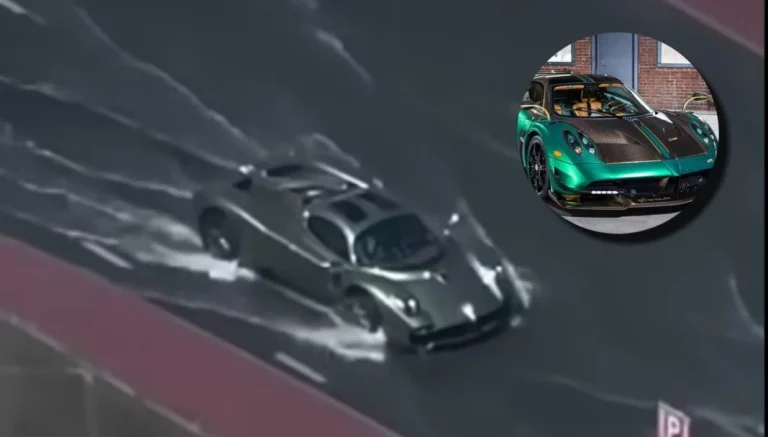 Y el premio al conductor (inconsciente) del año, es para… Este que recorrió las inundadas calles de Dubai con su Pagani de 2 millones