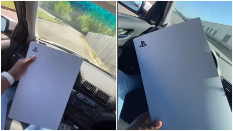 Una locura: cambia el volante de su coche por una Play Station…Y funciona