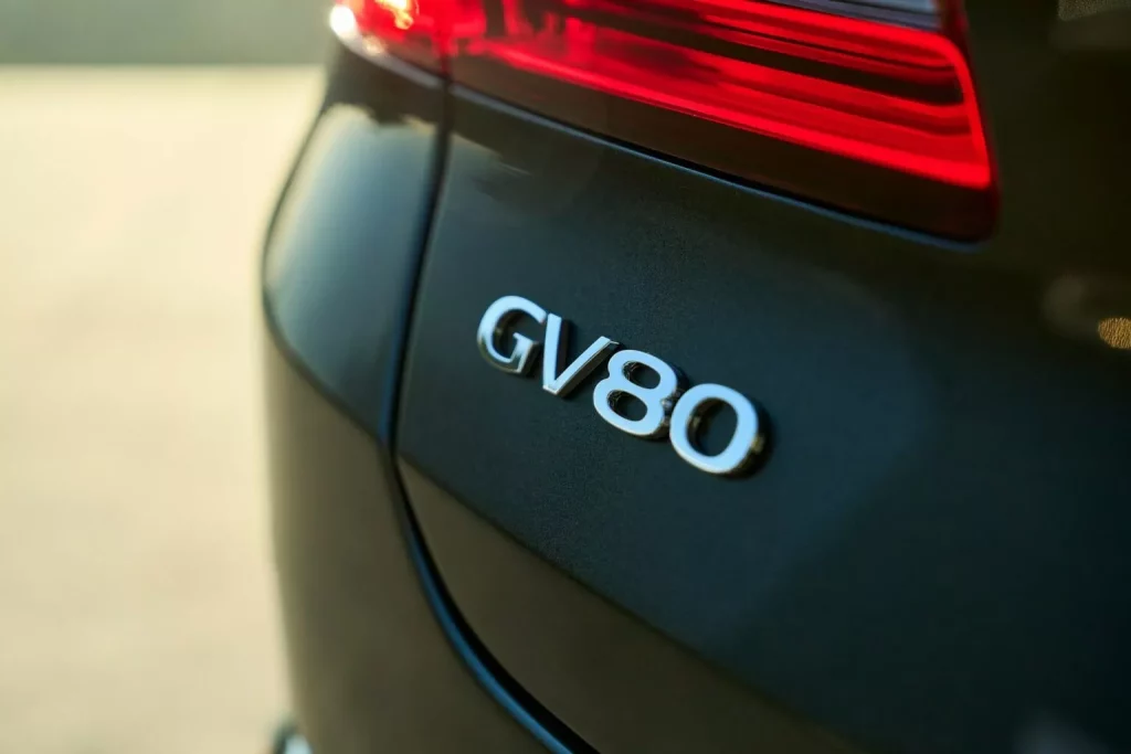 2024 Genesis GV80 USA. Imagen deta.