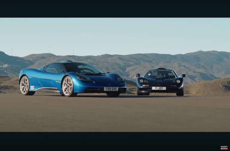 El GMA T.50 de Gordon Murray se encuentra con el McLaren F1