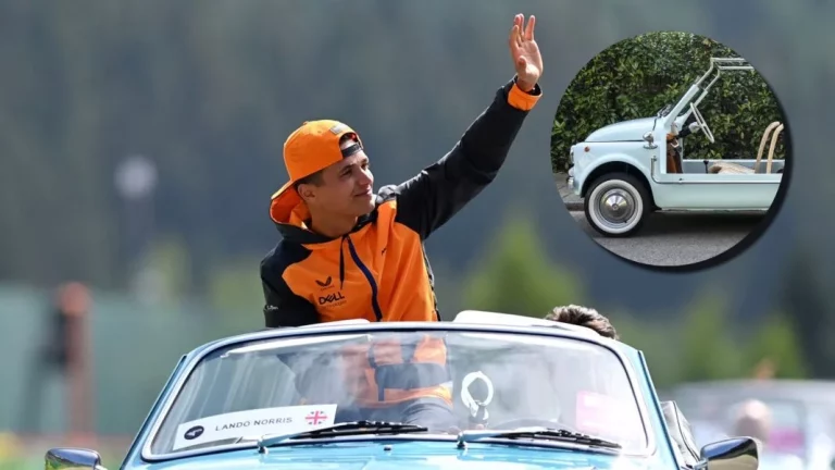 El particular gusto de Lando Norris para elegir sus coches de calle: Hay hasta un Fiat 500 nada normal