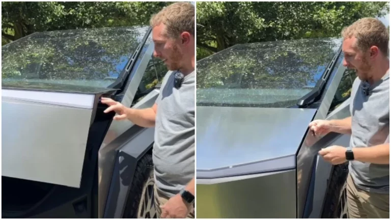 Así de fácil el Tesla Cybertruck te puede arrancar los dedos de la mano. Y eso que Musk dice que lo había solucionado