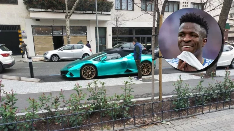 ¿Vinicius abandonó su Lamborghini por evasión de impuestos? Encontraron un coche idéntico al de él