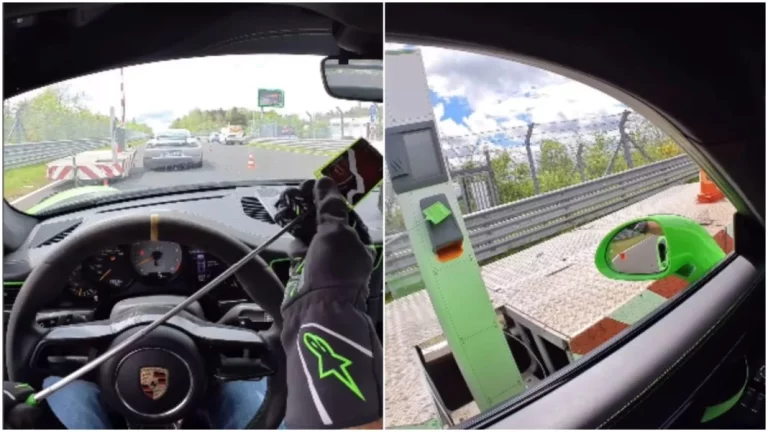 Nunca te lo han contado, pero este es el motivo por el que todos los pilotos llevan un palo selfie cuando van a Nürburgring