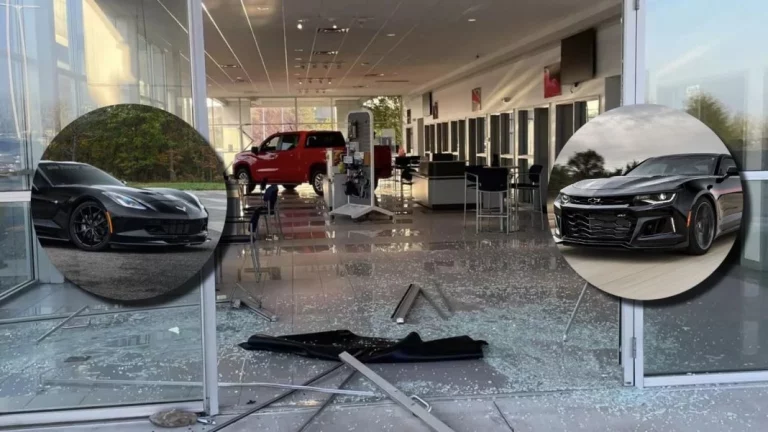 A lo ‘60 segundos’: Así roban en este concesionario un Chevrolet Camaro y un Corvette