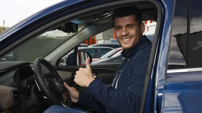 Ni Lamborghini ni Ferrari: Morata elige este coche para moverse por las calles de Madrid