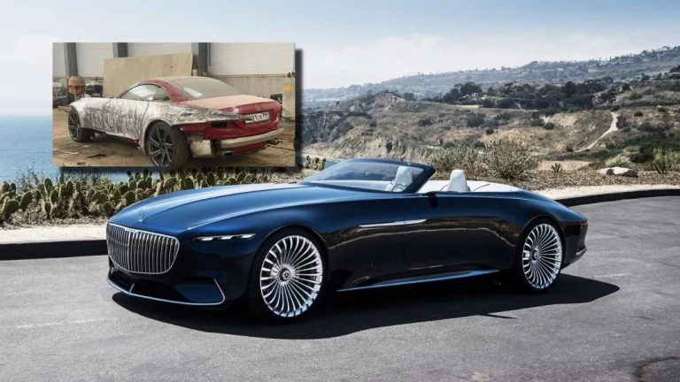 Alucina con el trabajo que tras este Mercedes-Maybach 6 Cabriolet Concept que no, no es el real