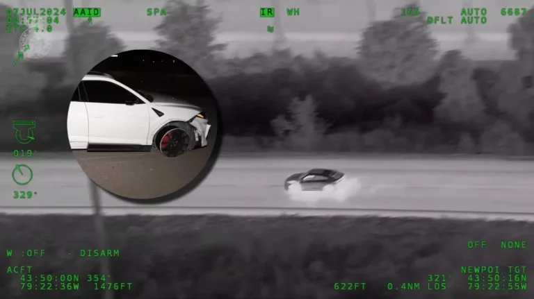 Así quedó este Lamborghini Urus tras una persecución en la que superó los 200 km/h