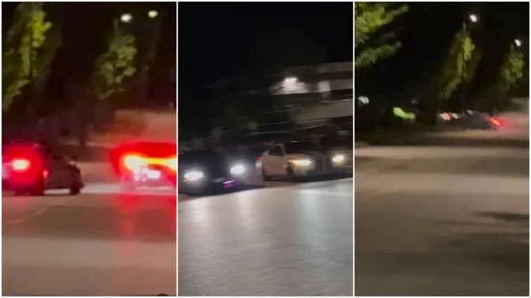 BMW M4 quiso destronar al Dodge Charger en una carrera y terminó hecho chatarra