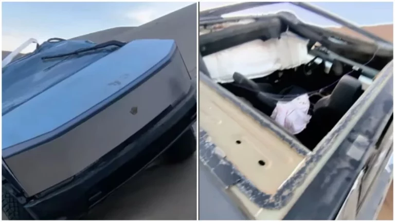 El Tesla Cybertruck no para de tener incidentes ¿no era una fortaleza?