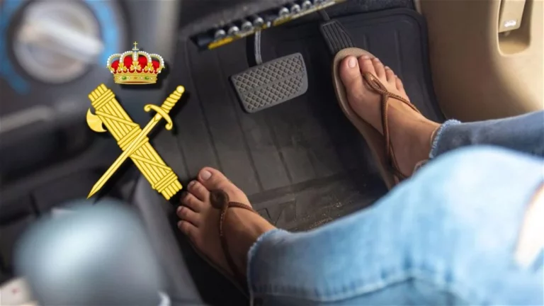 ¿Está prohibido conducir en chanclas? La respuesta de Guardia Civil que genera polémica