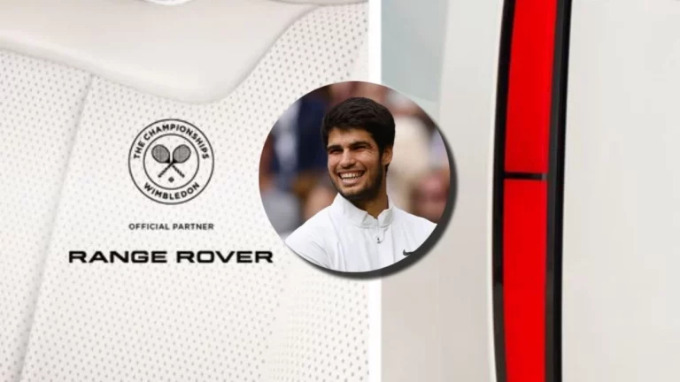El impresionante pick up en el que se mueve Carlos Alcaraz en Wimbledon