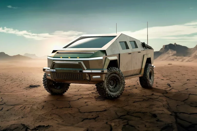 El Tesla Cybertruck más loco del mundo tiene hasta ametralladora y es un regalo de Elon Musk