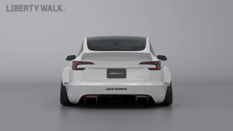 Así es el Tesla Model 3 imaginado por Liberty Walk