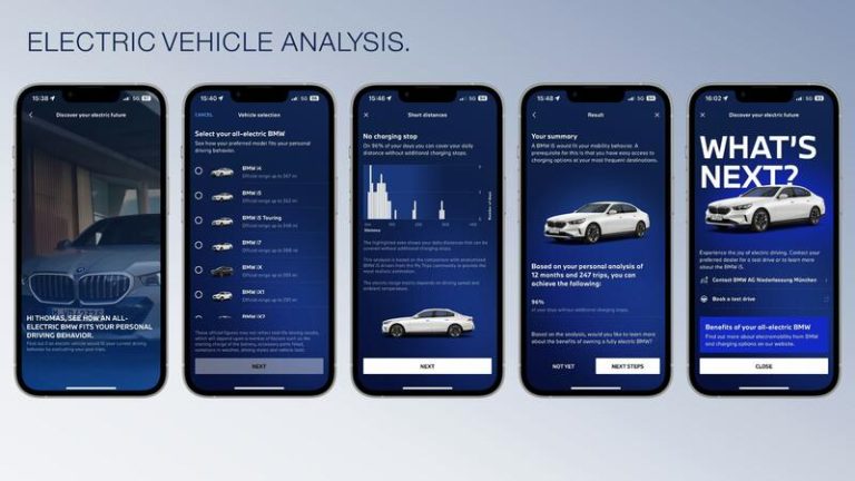 La app de BMW calcula si necesitas ya un coche eléctrico