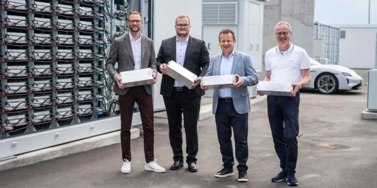 Porsche explora aprovechar las baterías eléctricas en desuso del Taycan para almacenar energía con la que alimentar sus factorías
