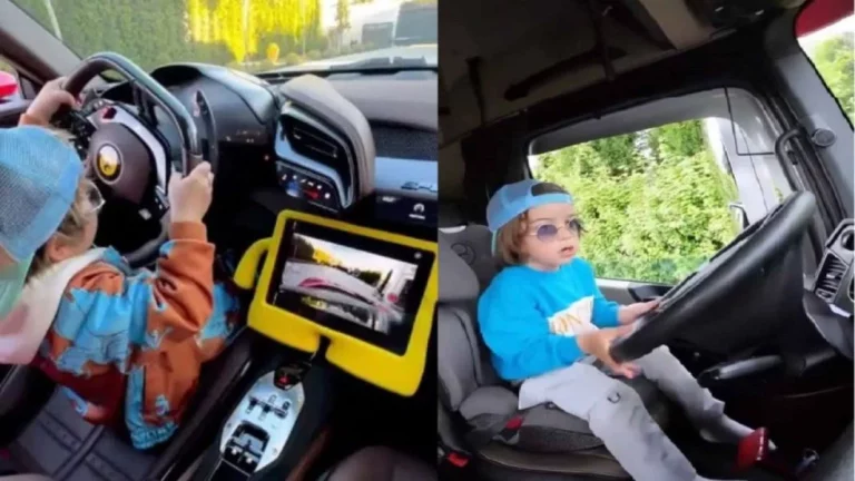 Con solo 5 años y a 312 km/h con un impresionante Lamborghini Revuelto