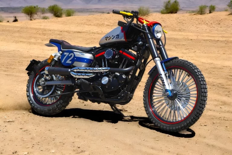 Mazinger Z Scrambler: La moto dedicada a mítica serie basada en una Harley-Davidson