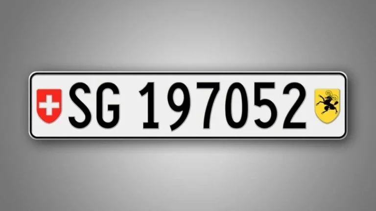 El detalle más curioso y que seguro no conocías de las matrículas de los coches en Suiza