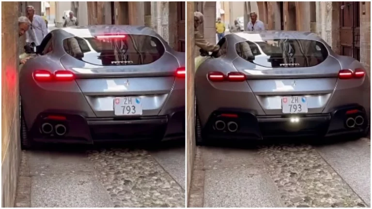 Jamás hay que creerse todo lo que dice el navegador de tu coche, aunque sea un Ferrari Roma