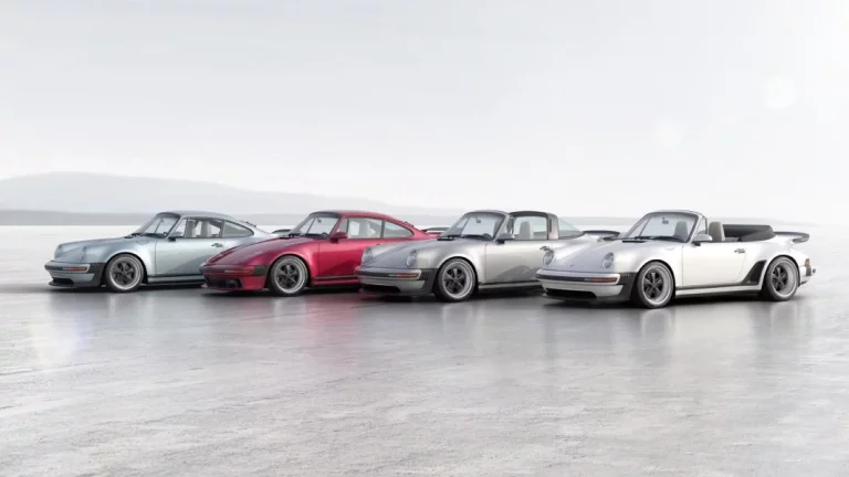 Estos cuatro Porsche 911 Turbo son restomods de Singer. ¿Con cuál te quedas?