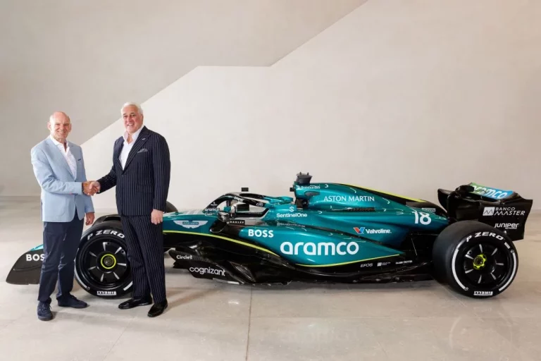 Adrian Newey y Fernando Alonso, al fin, juntos