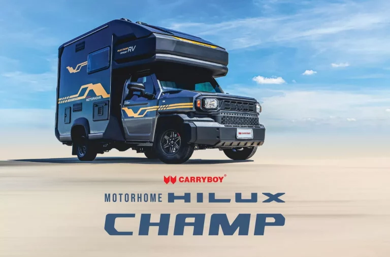 Carryboy convierte el Toyota Hilux Champ en una sensacional caravana