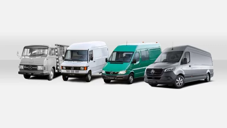 Las furgonetas de Mercedes, un legado de innovación