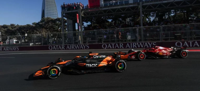 McLaren y Oscar Piastri rompen el jarrón de Ferrari en Bakú