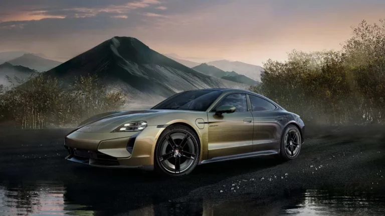 Este exclusivo Porsche Taycan es una ‘piedra’ que cambia de color