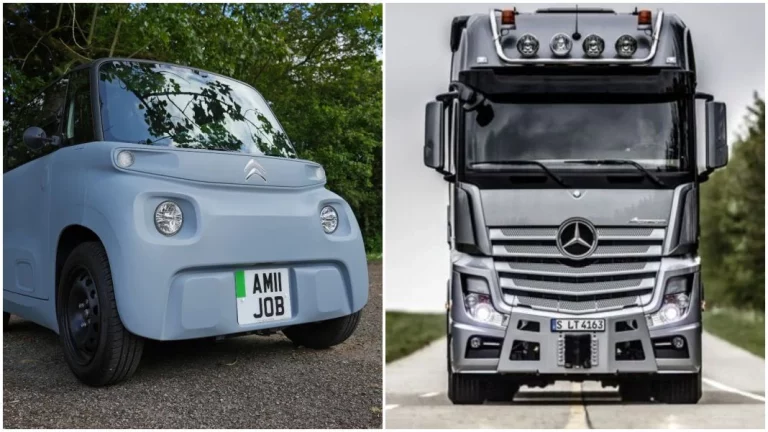 Citroën Ami Vs. Mercedes-Benz Actros: El pequeño siempre tiene las de perder