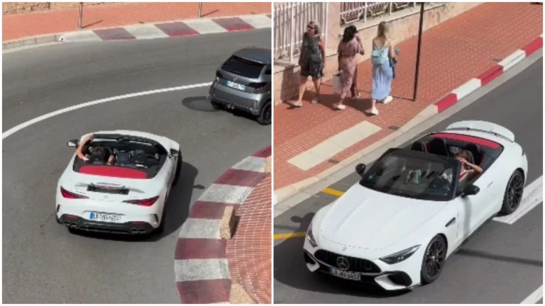 El descapotable de 585 CV y 230.000 euros que conduce George Russell por Mónaco