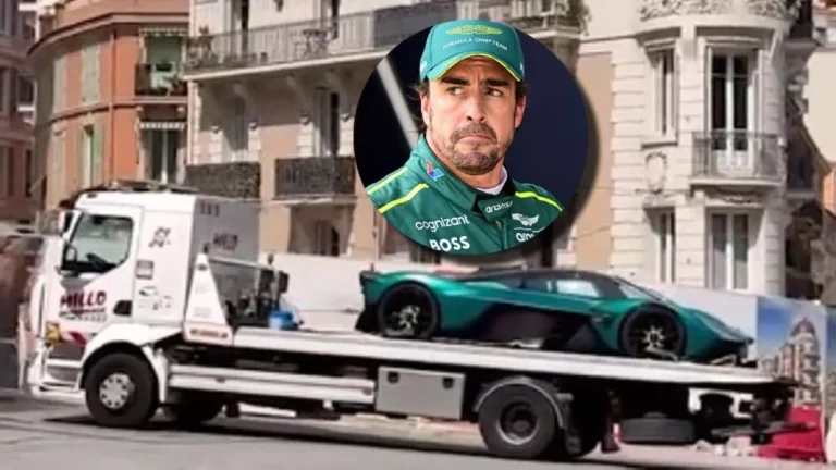 La grúa que ha probado antes que Fernando Alonso su Aston Martin Valkyrie de 3 millones