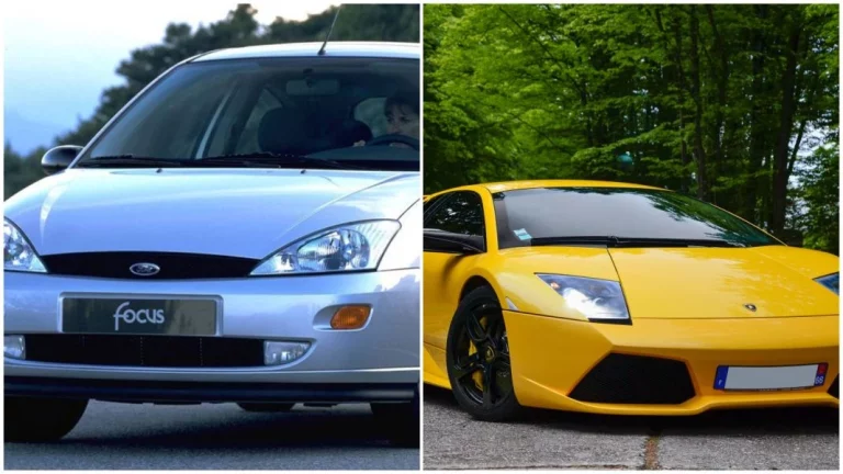 El insólito detalle que comparten un Ford Focus y un Lamborghini Murciélago o un Nissan 300 ZX y un Lamborghi Diablo