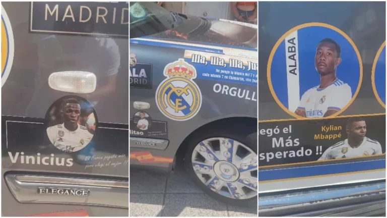 No hay duda alguna: Este Mercedes-Benz Clase E es el coche más madridista del mundo