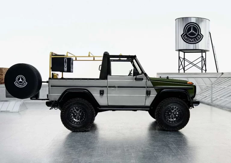 Mercedes y Moncler crean una obra de arte sobre la icónica Clase G