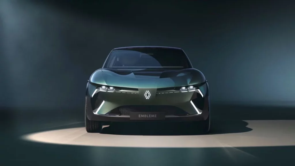 Renault estrena Director de Diseño: Alexandre Malval 2 Motor16 2024 Renault Emblema Concept. Imagen frontal.