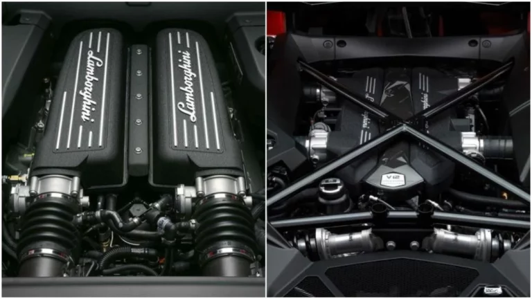 El detalle que diferencia a un Lamborghini con motor V10 de uno con motor V12