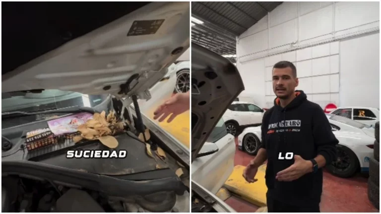 Este mecánico que dice por qué tienes que limpiar el vano motor de hojas y papeles de publicidad