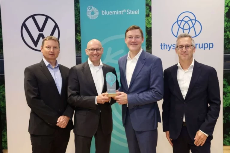 Grupo Volkswagen se entiende con Thyssenkrupp Steel para garantizar acero «verde» y potenciar la sostenibilidad de su producción