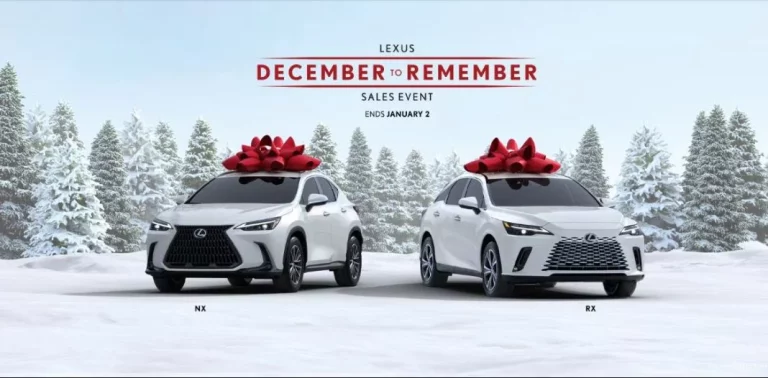 Lexus recuerda con esta campaña que diciembre es su mes