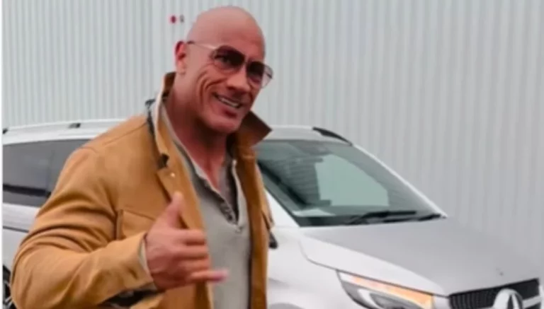 El monovolumen ‘made in Vitoria’ en el que viaja Dwayne Johnson, alias The Rock