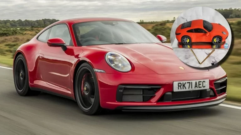 La repostera que te enseña a crear una tarta con forma de Porsche 911