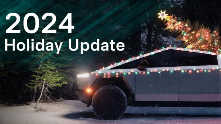 Las mejoras que llegan a Tesla justo como un regalo de Navidad