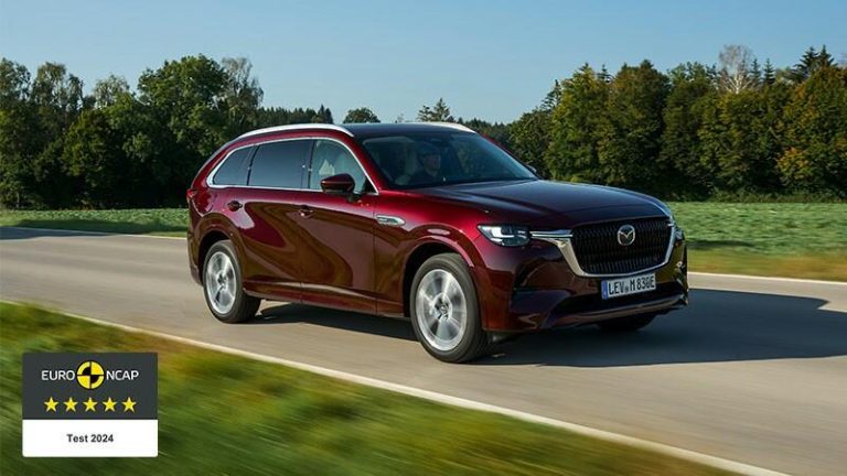 Mazda CX-80: El nuevo cinco estrellas Euro NCAP