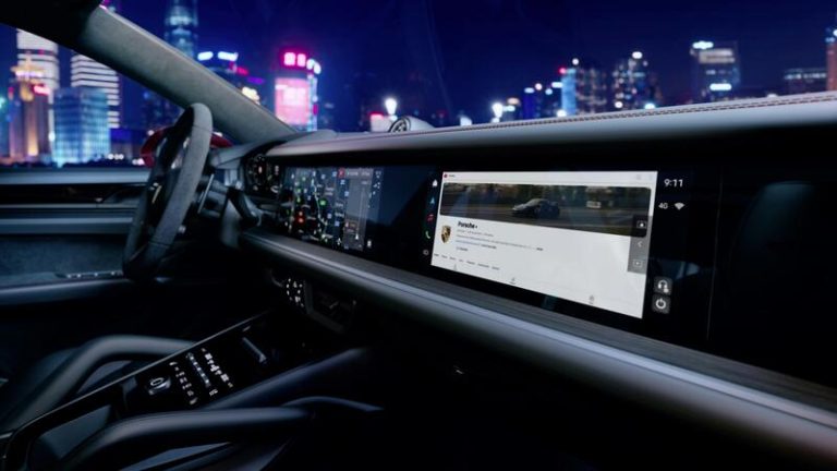 YouTube llega al PCM de los Porsche 911, Cayenne, Panamera y Taycan