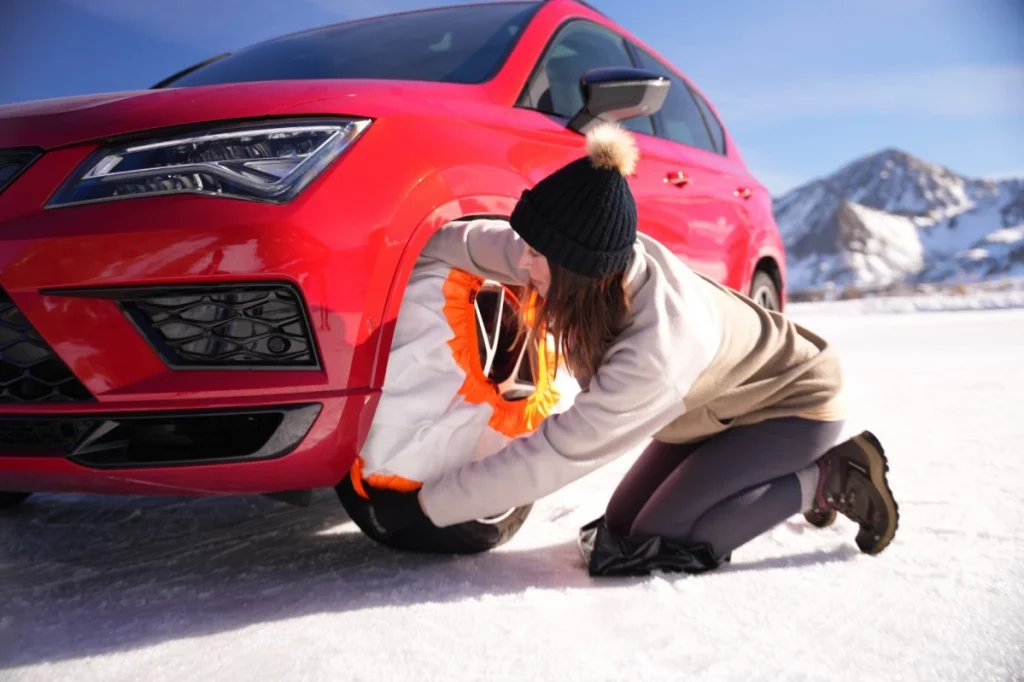 Cadenas nieve textiles tela Motor16