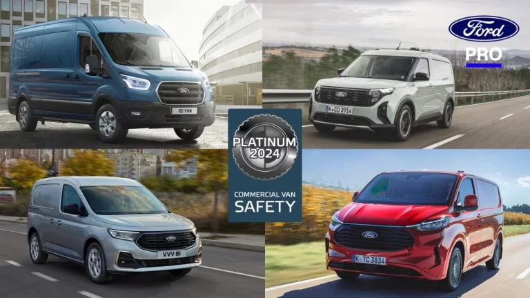 Ford Transit: Euro NCAP acredita el mayor nivel de seguridad en toda la gama